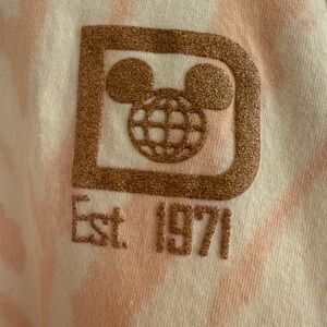 Disney Spirit Jersey, White and Pink Tie Dye, Rarely Used!